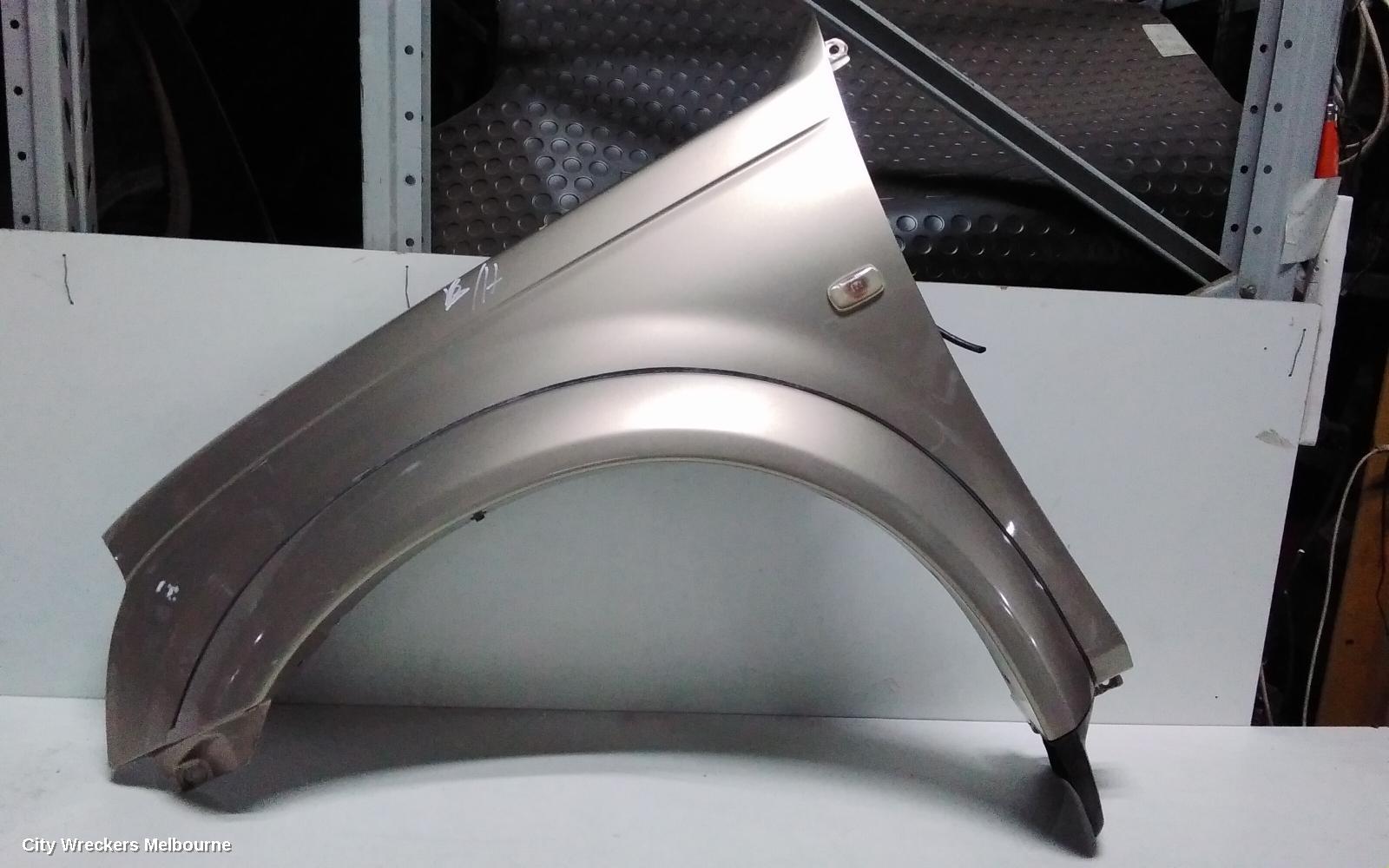 HOLDEN RODEO LEFT GUARD, RA, FLARED TYPE, W/ REPEATER HOLE, 03/2003 - 10/2006
