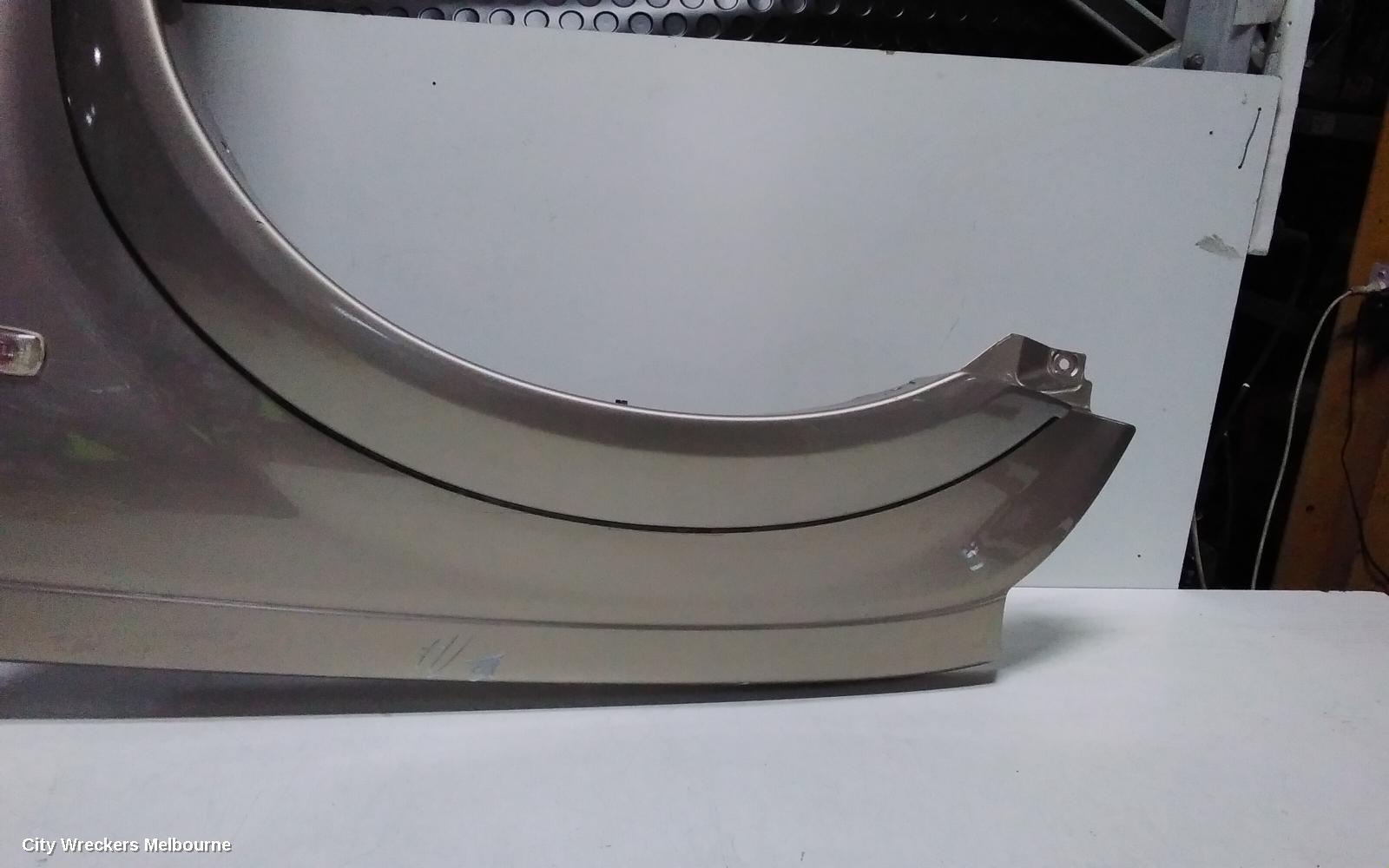 HOLDEN RODEO LEFT GUARD, RA, FLARED TYPE, W/ REPEATER HOLE, 03/2003 - 10/2006