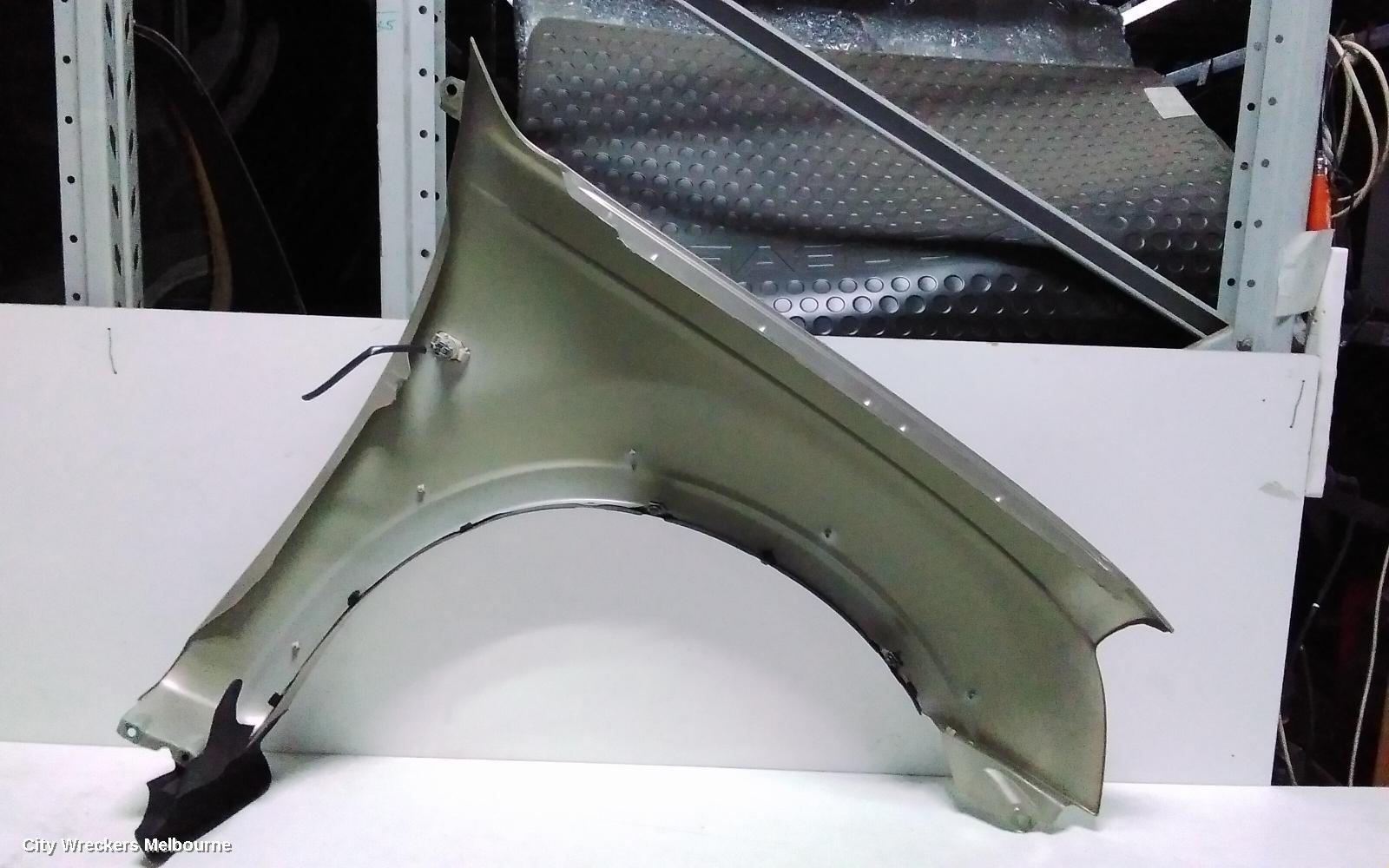 HOLDEN RODEO LEFT GUARD, RA, FLARED TYPE, W/ REPEATER HOLE, 03/2003 - 10/2006