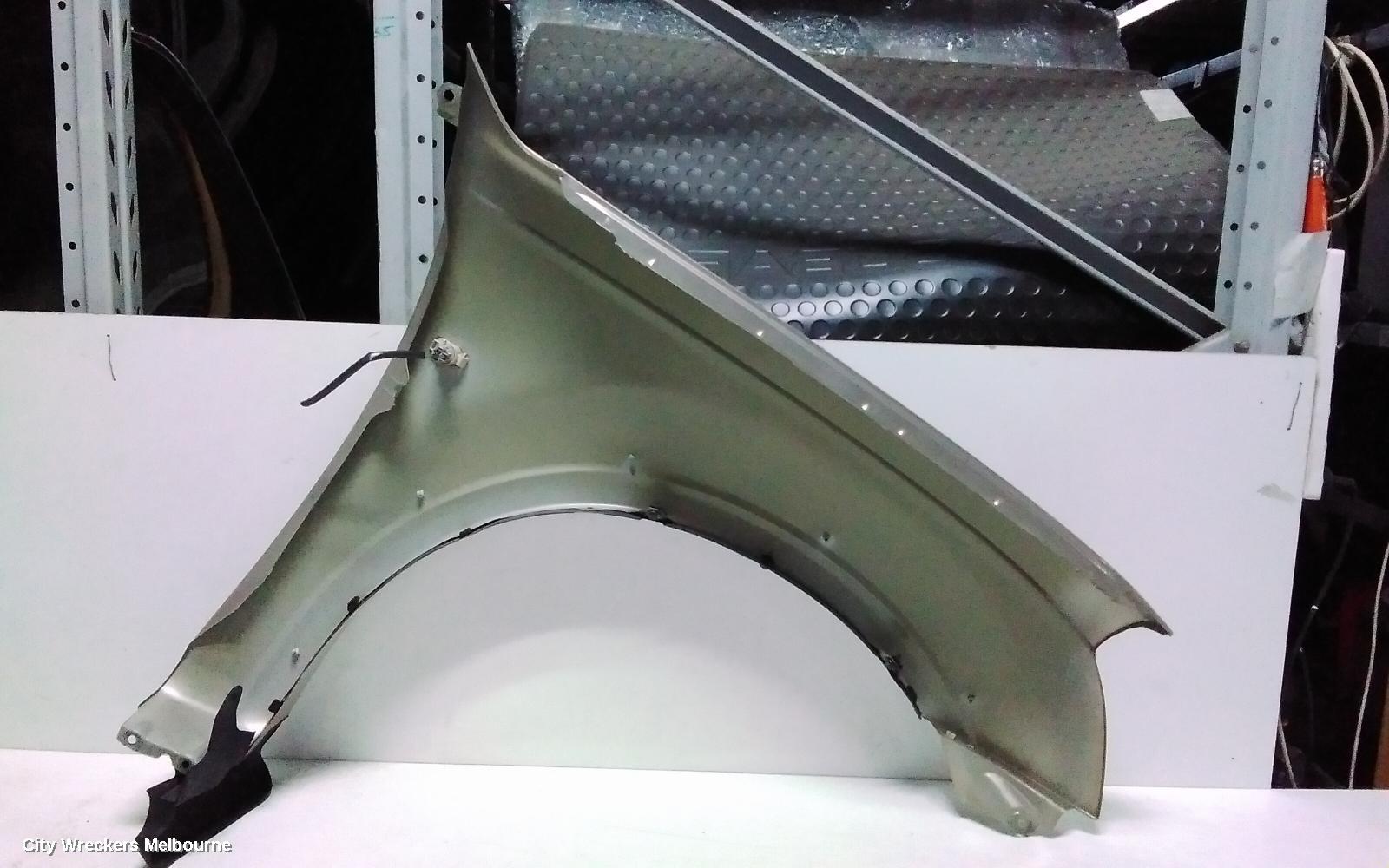 HOLDEN RODEO LEFT GUARD, RA, FLARED TYPE, W/ REPEATER HOLE, 03/2003 - 10/2006