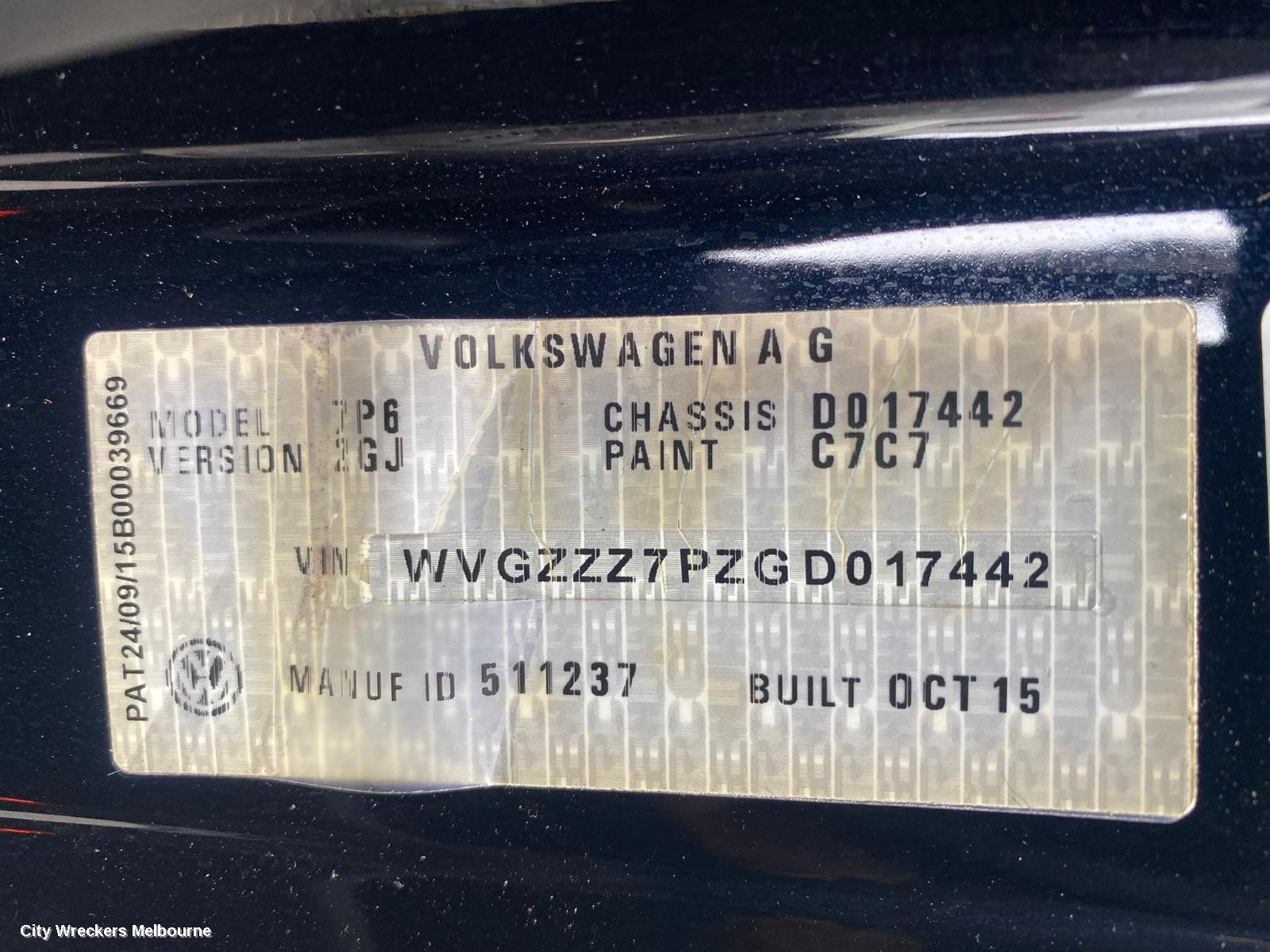 VOLKSWAGEN TOUAREG BONNET, 7P, 07/2011 - 04/2018