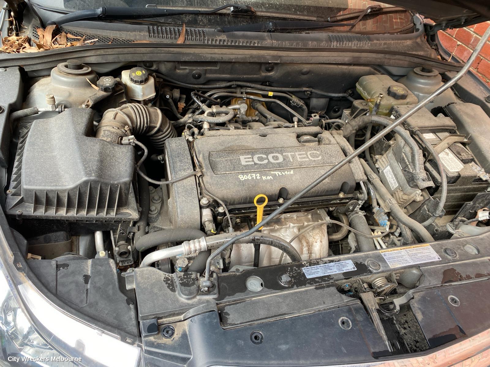 HOLDEN CRUZE ALTERNATOR, PETROL, 1.8, F18D4, JG, 03/2009 - 02/2011