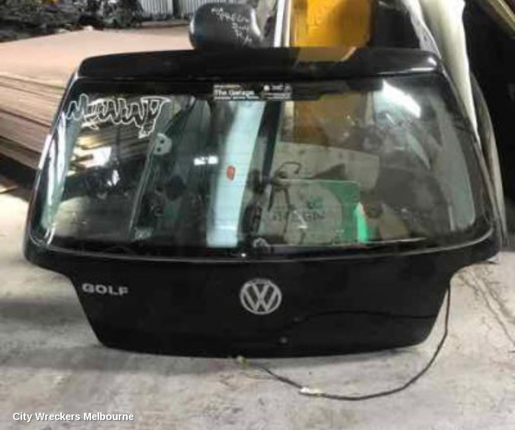 VOLKSWAGEN GOLF BOOTLID/TAILGATE, TAILGATE, GEN 4, HATCH, NON SPOILER TYPE, 09/1998 - 06/2004