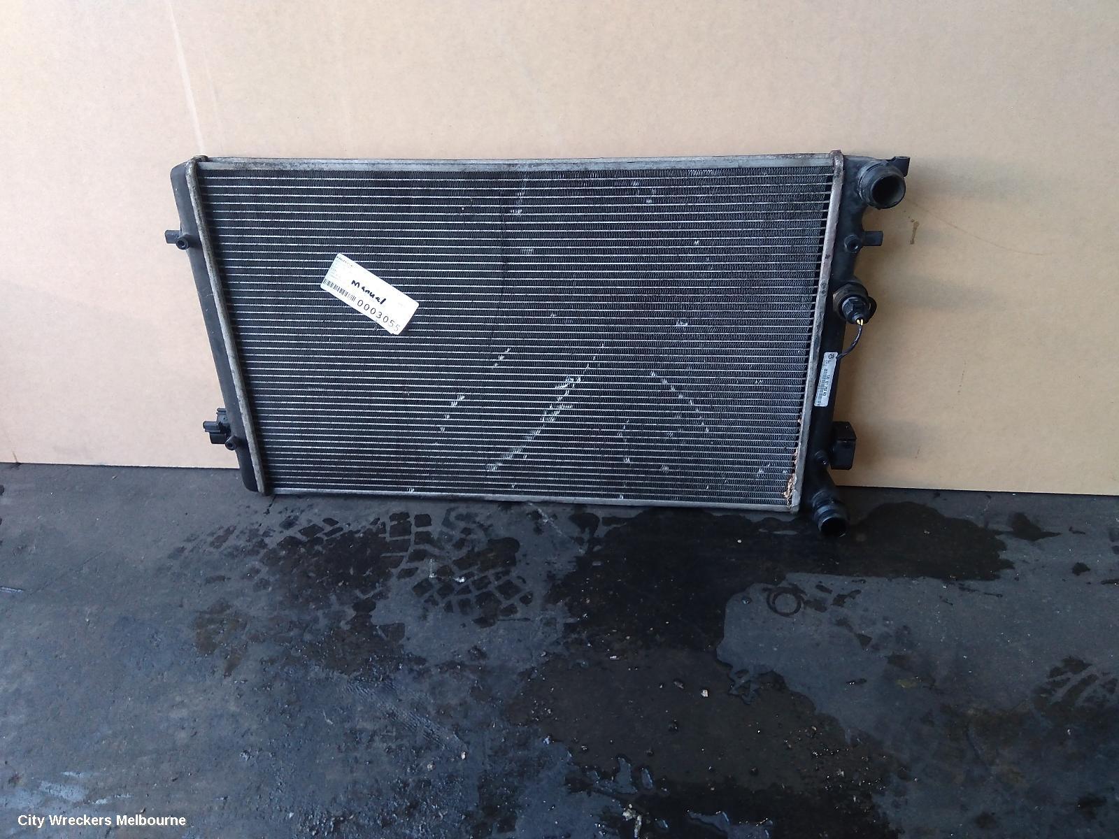 VOLKSWAGEN GOLF RADIATOR, MANUAL T/M, GEN 4, 09/1998 - 04/2004 (AUS ONLY)