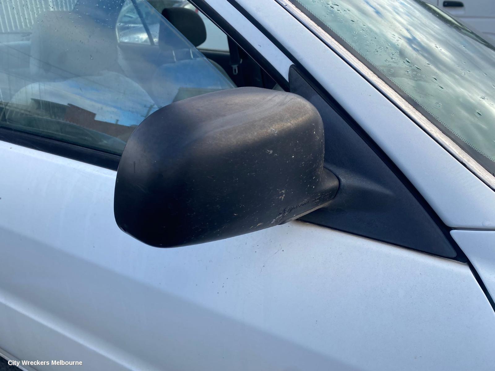 MITSUBISHI LANCER LEFT DOOR MIRROR, CE/CK, POWER, SEDAN, BLACK, 07/1996 - 08/2003