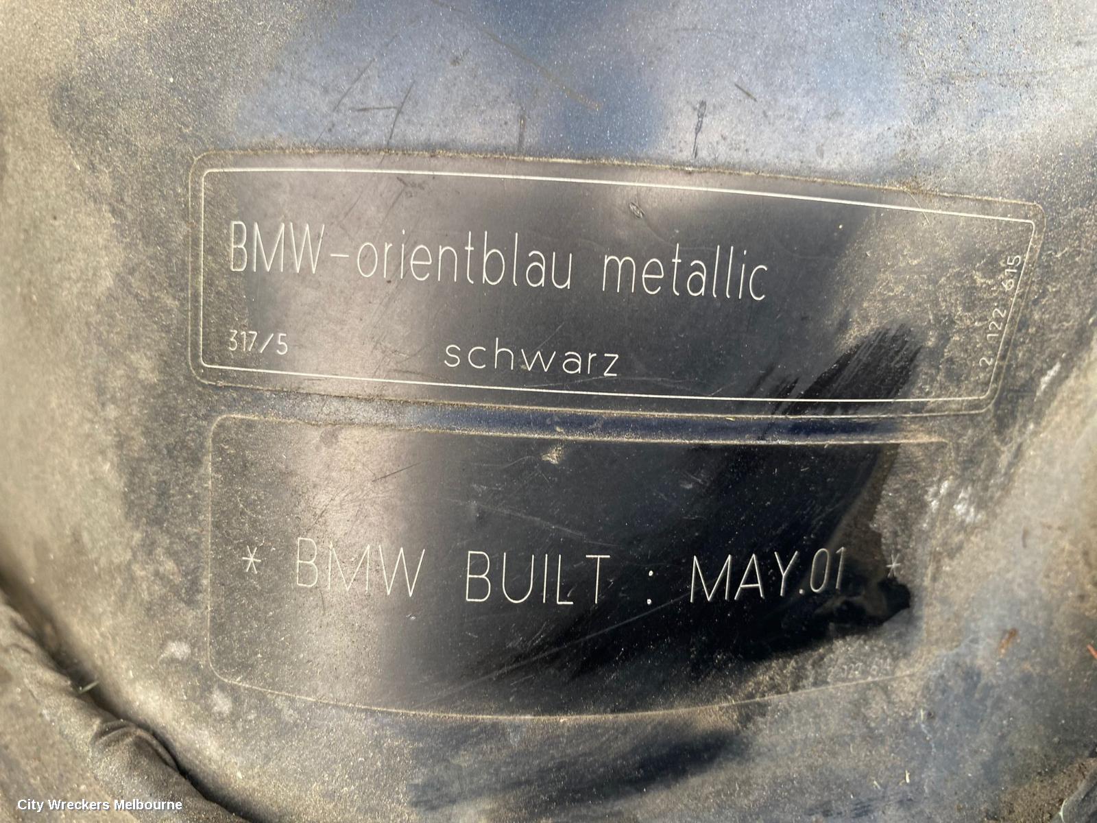 BMW 3 SERIES LEFT GUARD, E46, SEDAN, 09/1998 - 10/2001