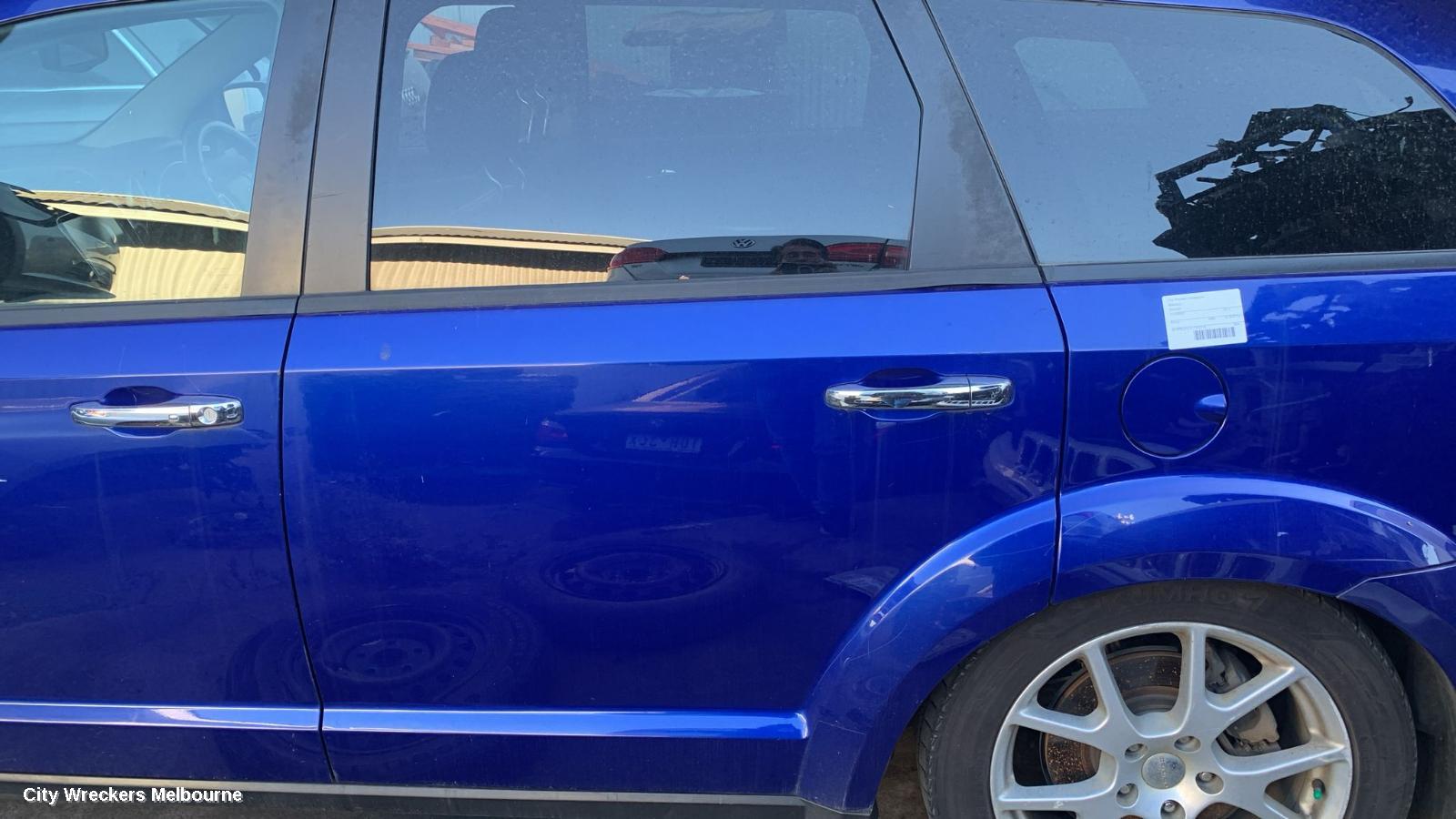 DODGE JOURNEY RIGHT REAR DOOR WINDOW, JC, 07/2011 - 12/2016