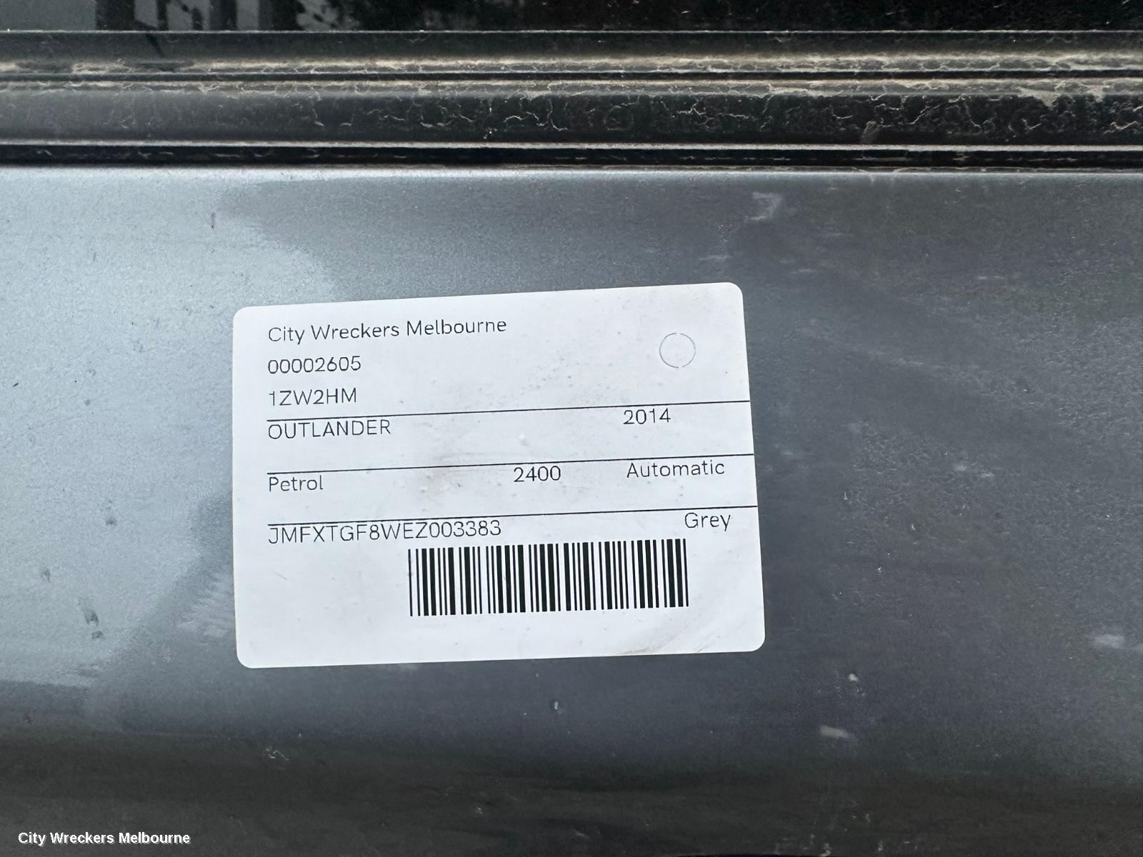 MITSUBISHI OUTLANDER PWR DR WIND SWITCH, RH FRONT (MASTER SWITCH), ZJ, 10/2012 - 03/2015