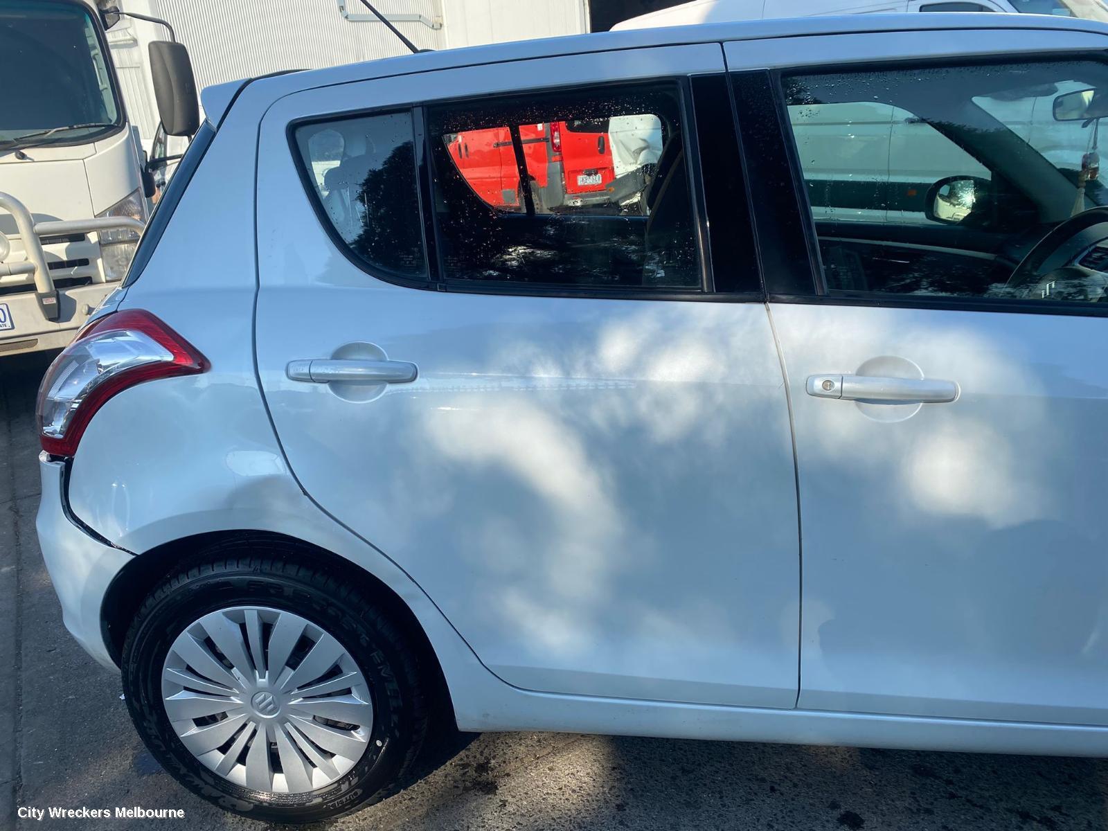 SUZUKI SWIFT LEFT REAR DOOR/SLIDING, FZ, 08/2010 - 03/2017