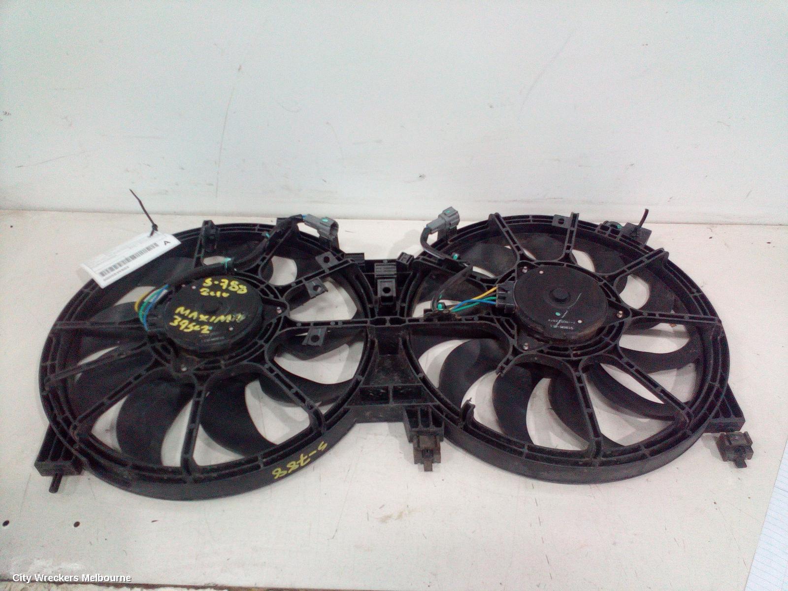 NISSAN MAXIMA FAN, DUAL FAN ASSY, J32, 06/2009 - 09/2014
