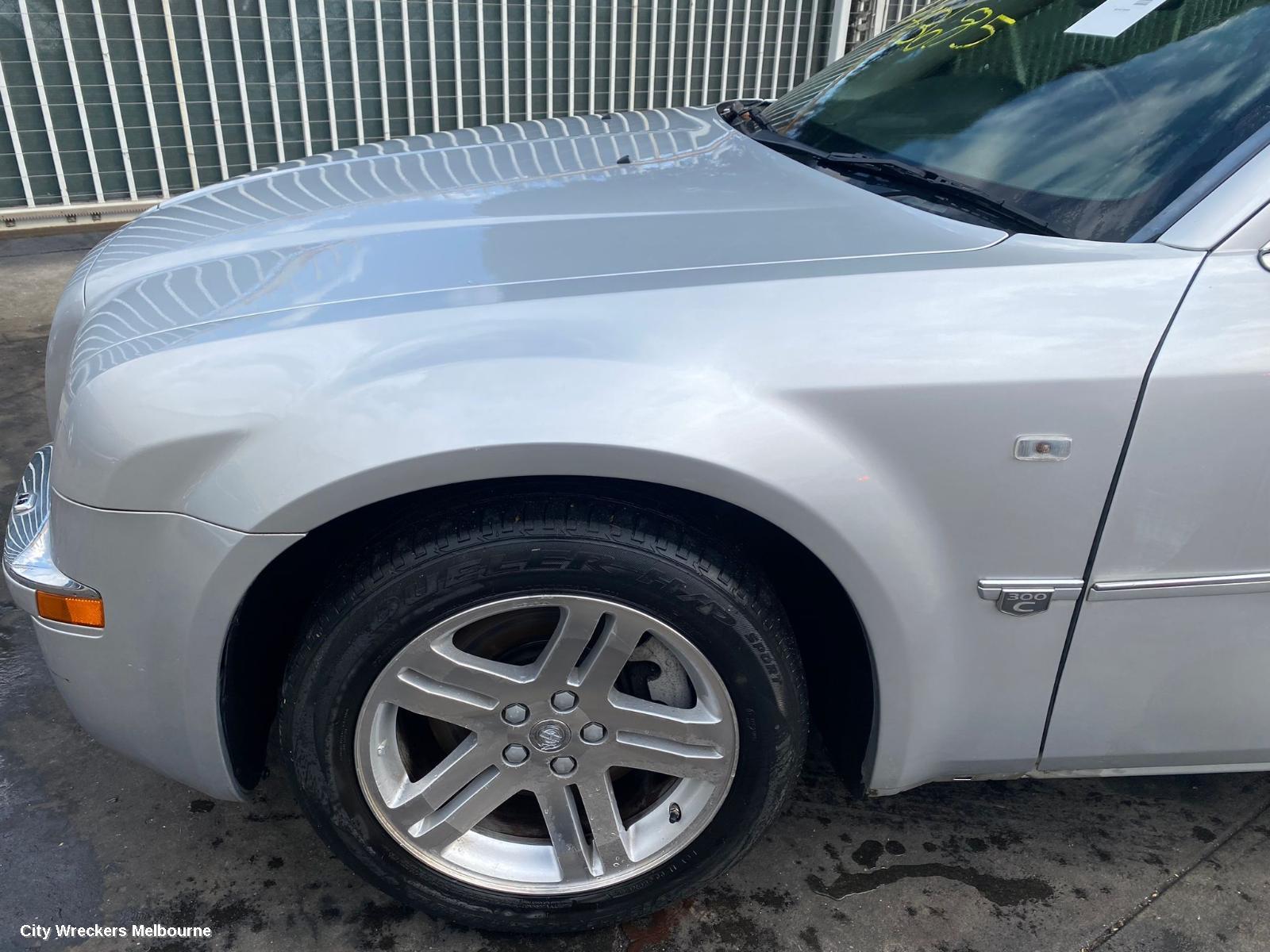 CHRYSLER 300C REAR BUMPER, SEDAN, W/ PARK SENSORS TYPE, 11/2005 - 12/2011
