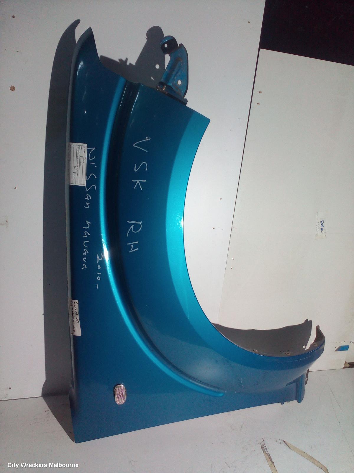 NISSAN NAVARA RIGHT GUARD, D40 (VIN MNT), W/ REPEATER TYPE, 09/2005 - 08/2015