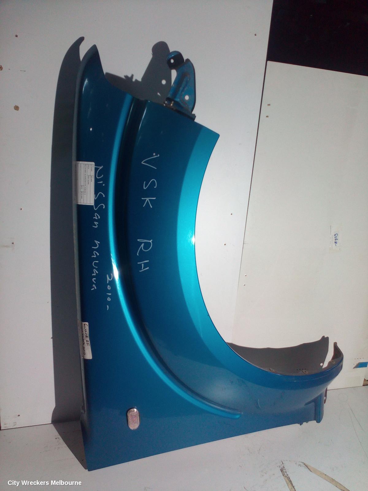 NISSAN NAVARA RIGHT GUARD, D40 (VIN MNT), W/ REPEATER TYPE, 09/2005 - 08/2015