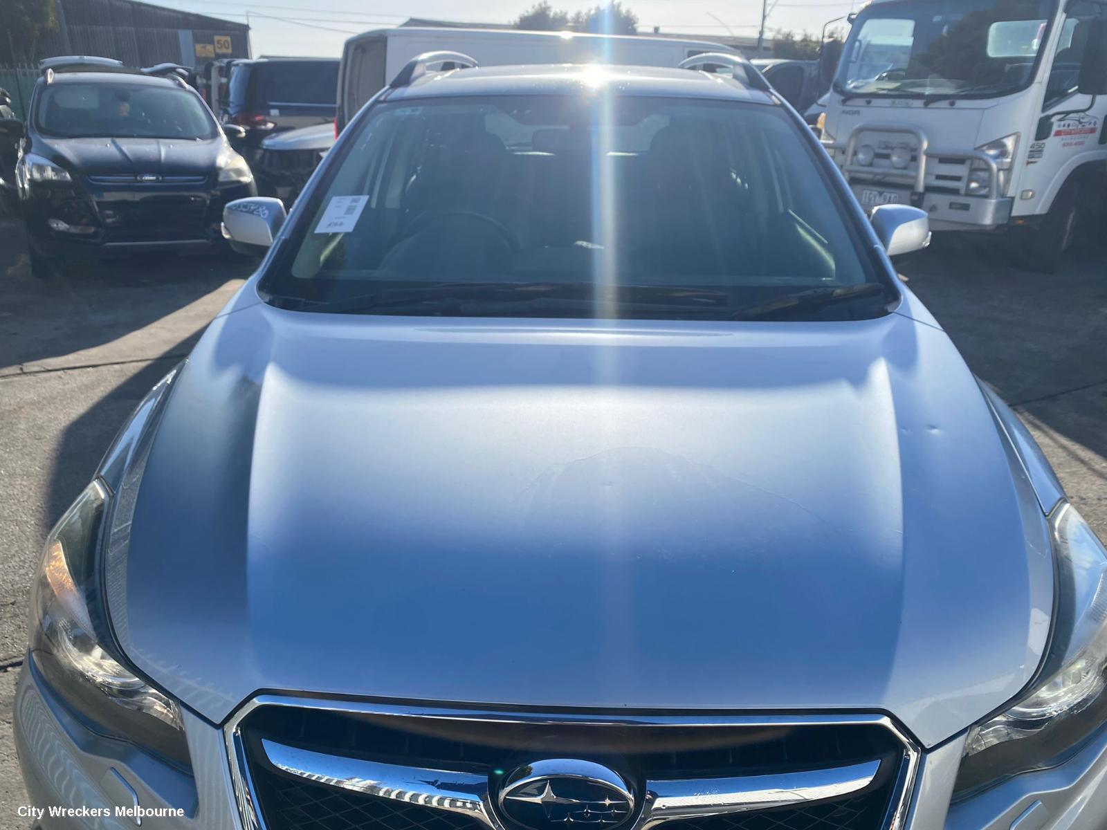 SUBARU XV BOOTLID/TAILGATE, TAILGATE, G4X, SPOILERED TYPE, 08/2011 - 04/2017