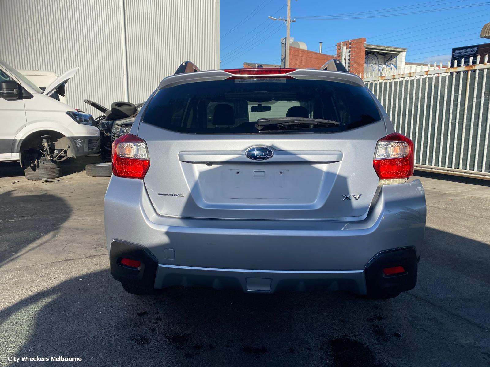 SUBARU XV BOOTLID/TAILGATE, TAILGATE, G4X, SPOILERED TYPE, 08/2011 - 04/2017