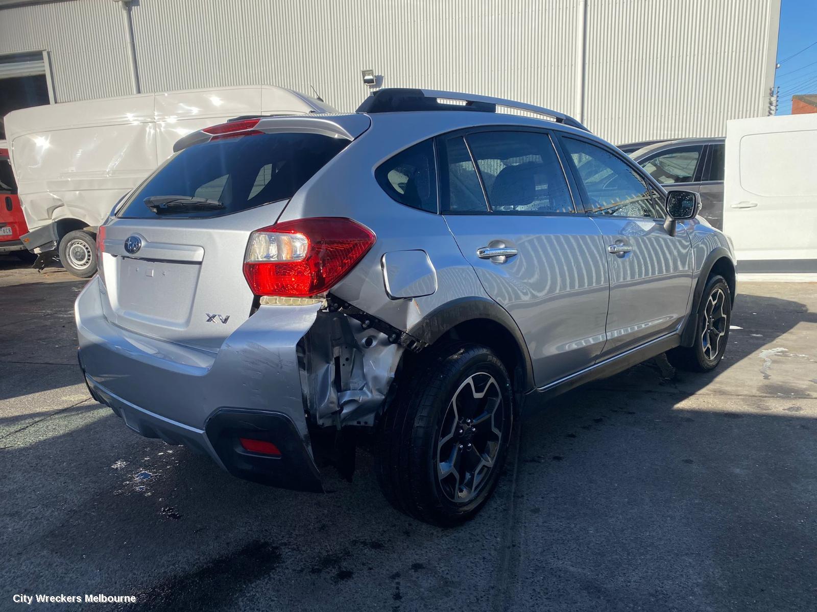 SUBARU XV BOOTLID/TAILGATE, TAILGATE, G4X, SPOILERED TYPE, 08/2011 - 04/2017