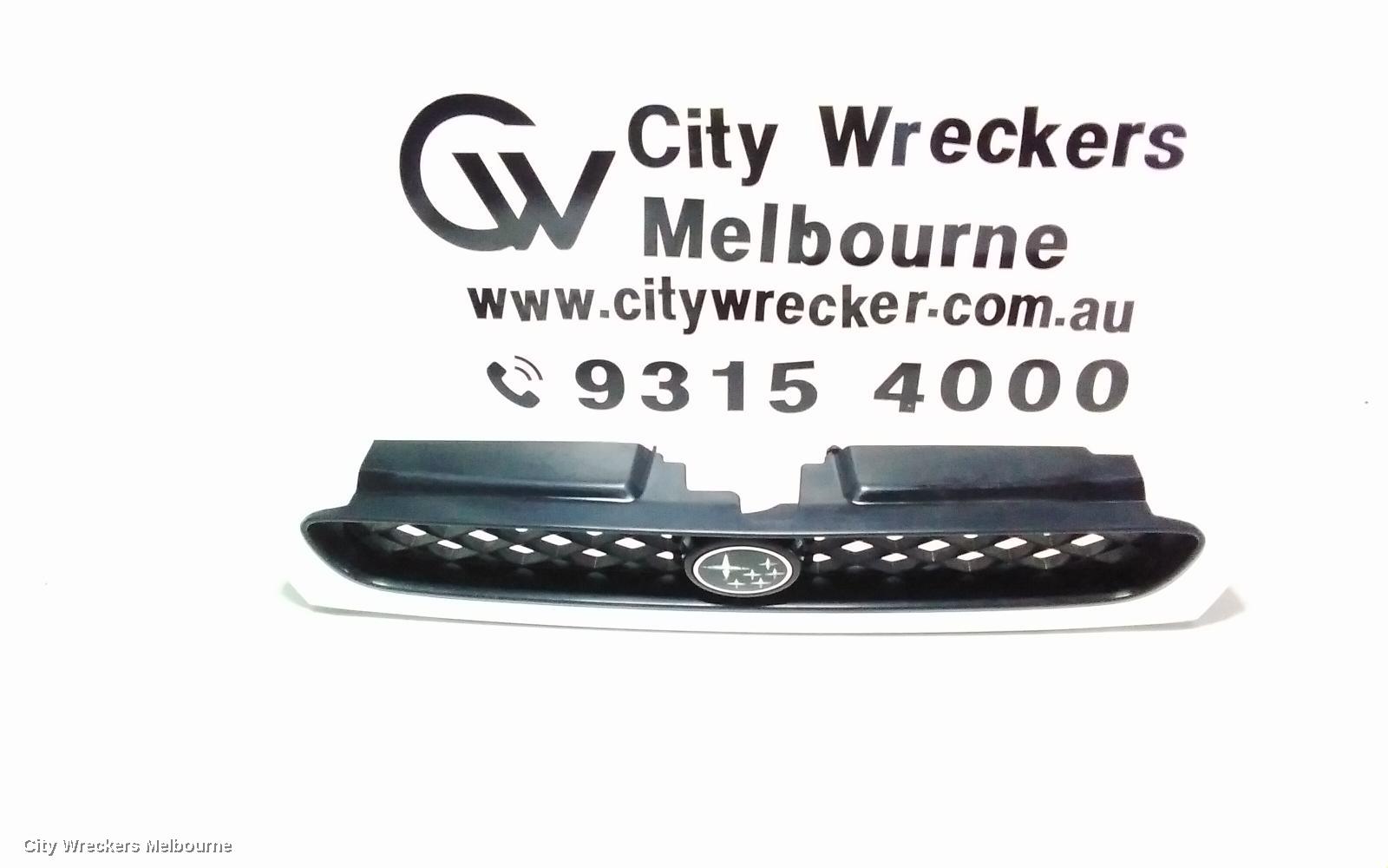 SUBARU IMPREZA GRILLE, BOX TYPE, 10/1996 - 07/1998