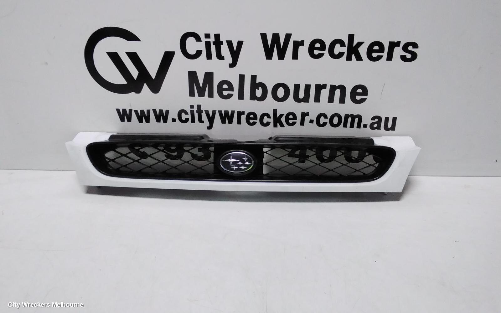 SUBARU IMPREZA GRILLE, BOX TYPE, 10/1996 - 07/1998