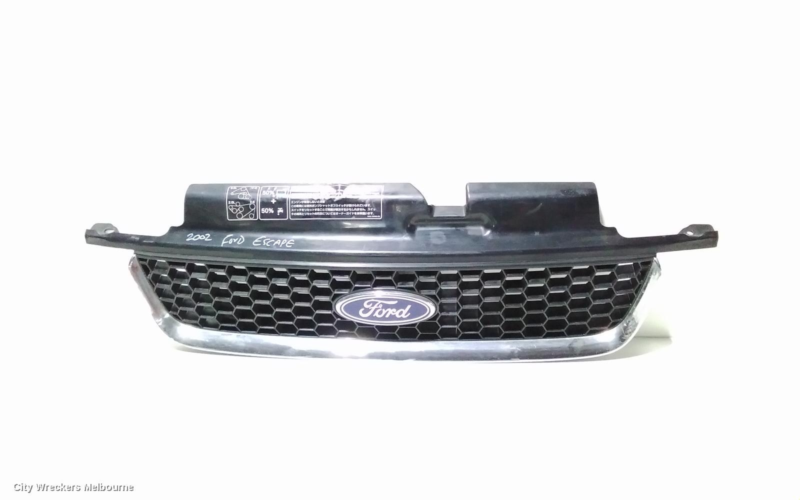 FORD ESCAPE GRILLE, BA, BLACK & CHROME, XLT, 02/2001 - 03/2003