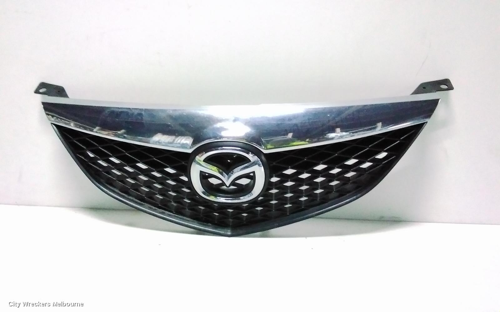 MAZDA 6 GRILLE, RADIATOR GRILLE, GG/GY, CHROME MESH TYPE, 09/2002 - 07/2005