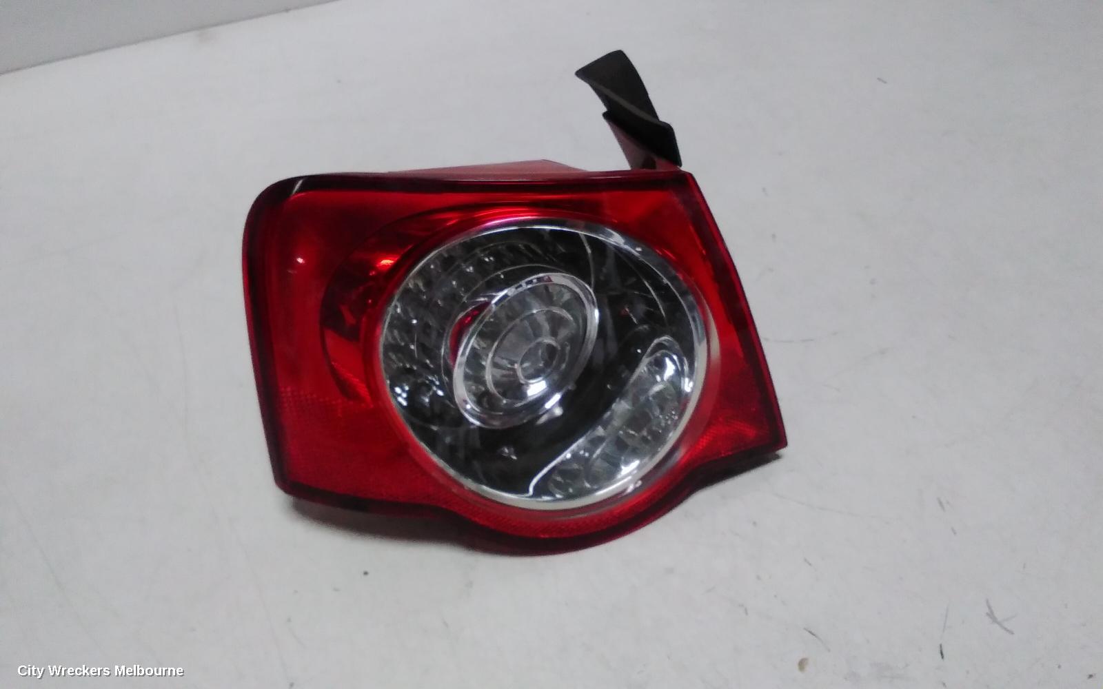 VOLKSWAGEN PASSAT LEFT TAILLIGHT, 3C/MK6 B6, SEDAN, NON TINTED TYPE, 03/2006 - 09/2010
