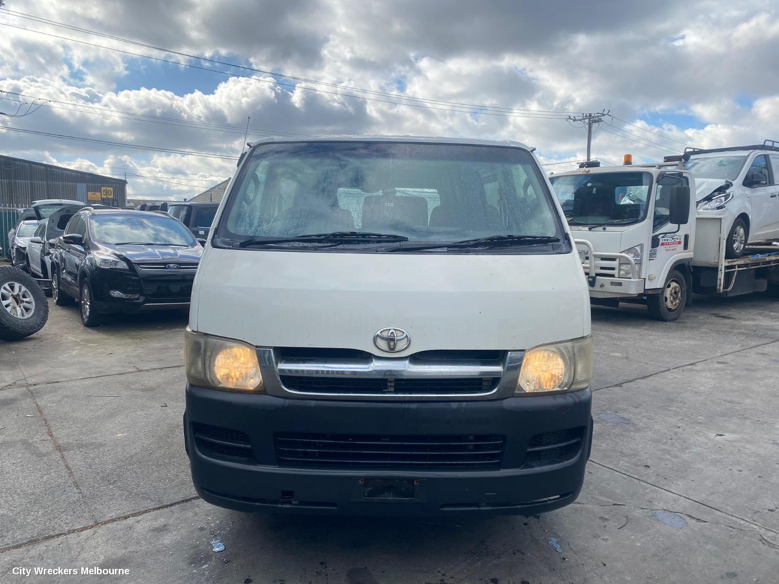 TOYOTA HIACE ALTERNATOR, PETROL, 2.7, 2TR-FE, MANUAL T/M, TRH, 03/2005 - 02/2015
