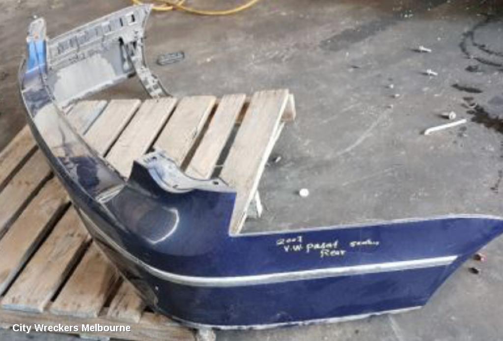 VOLKSWAGEN PASSAT REAR BUMPER, 3C/MK6 B6, SEDAN, NON PARK SENSOR TYPE, 03/2006 - 09/2010