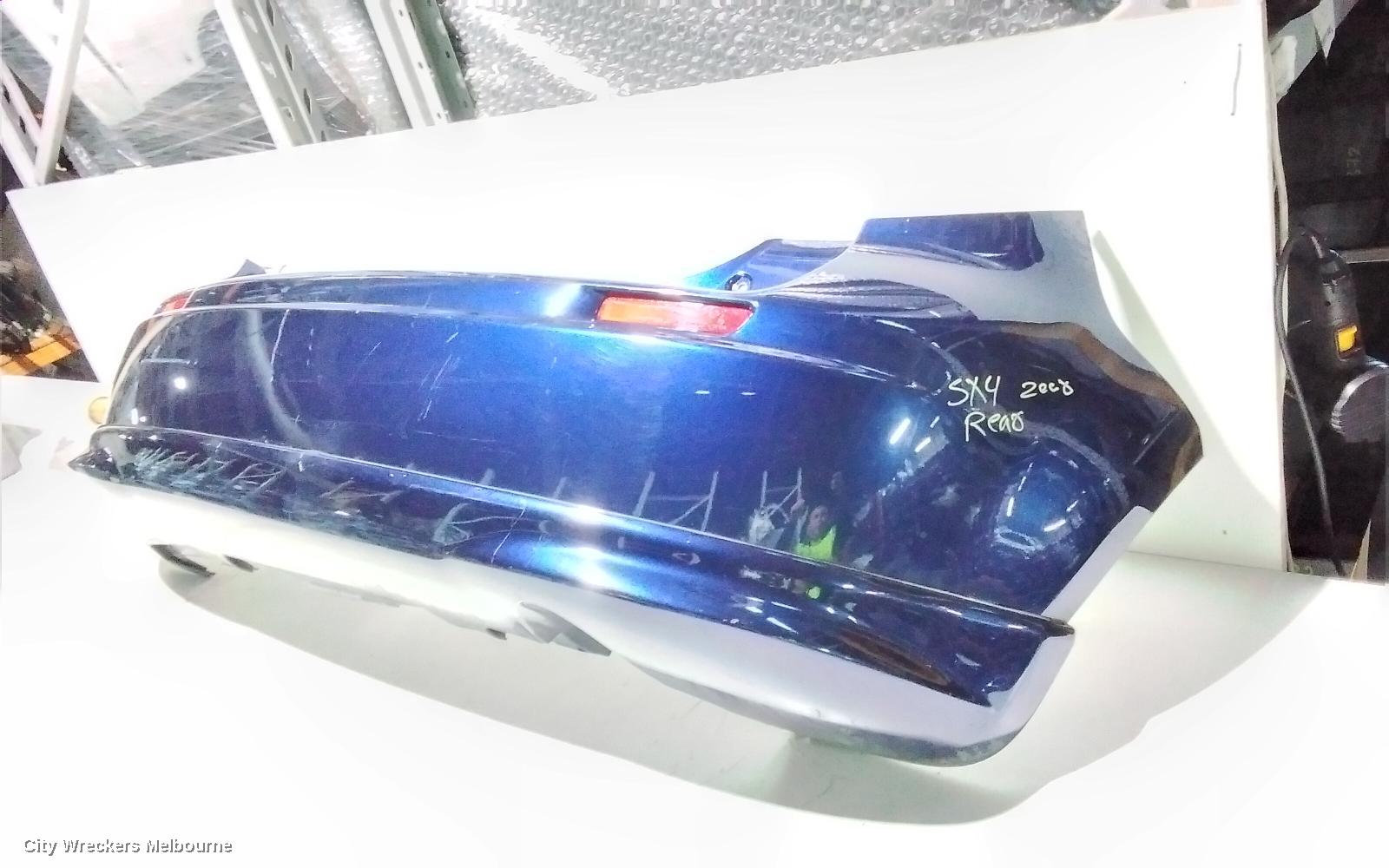 SUZUKI SX4 REAR BUMPER, HATCH, NON SKIRT & NON FLARE TYPE, 02/2007 - 12/2014