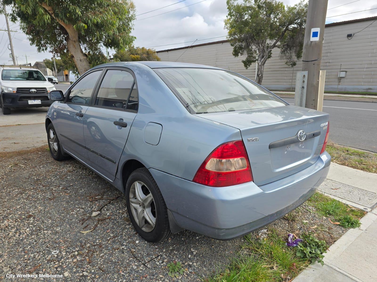 TOYOTA COROLLA WASHER BOTTLE, ZZE122, SEDAN, 12/2001 - 06/2007