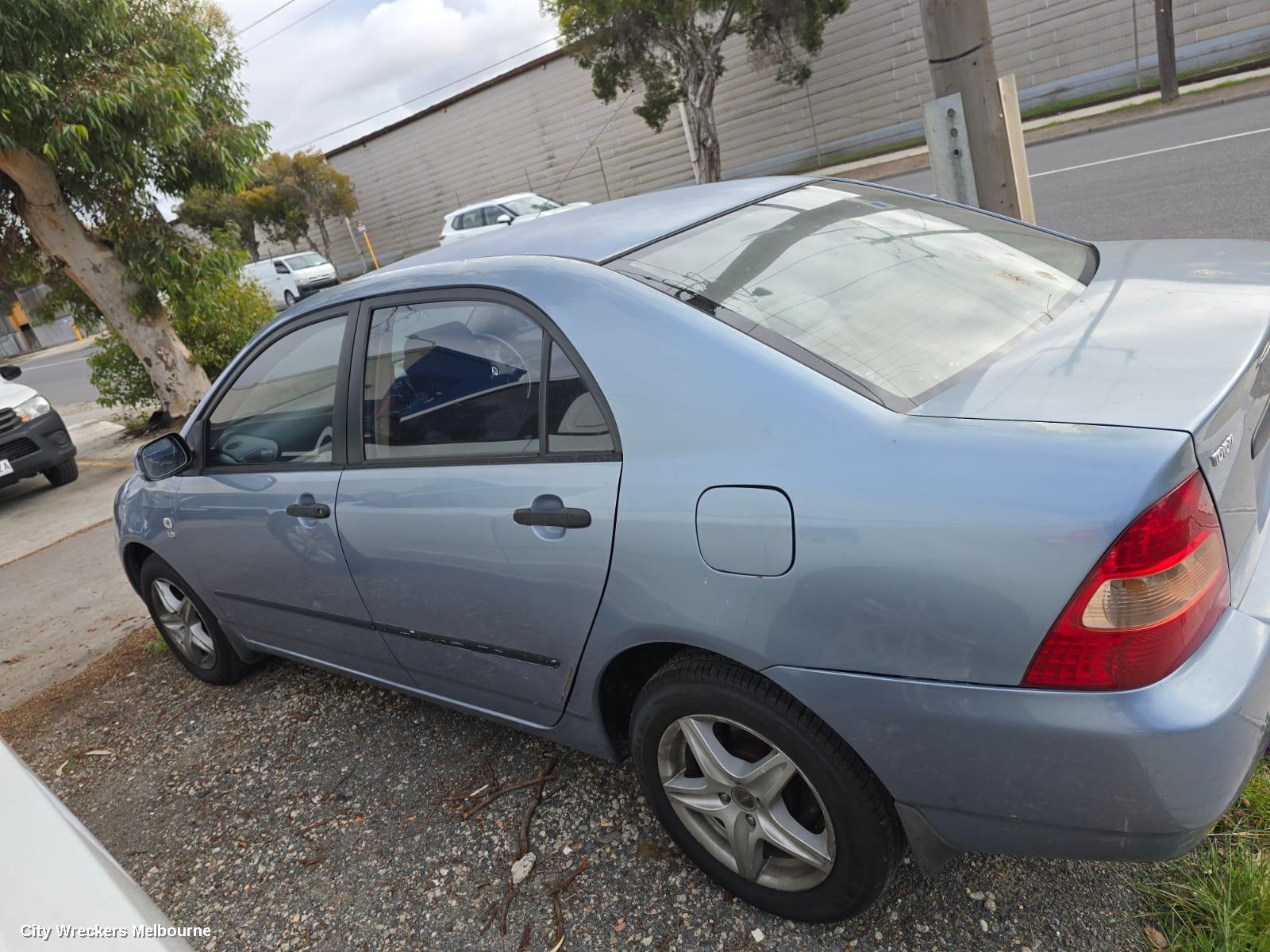 TOYOTA COROLLA WASHER BOTTLE, ZZE122, SEDAN, 12/2001 - 06/2007