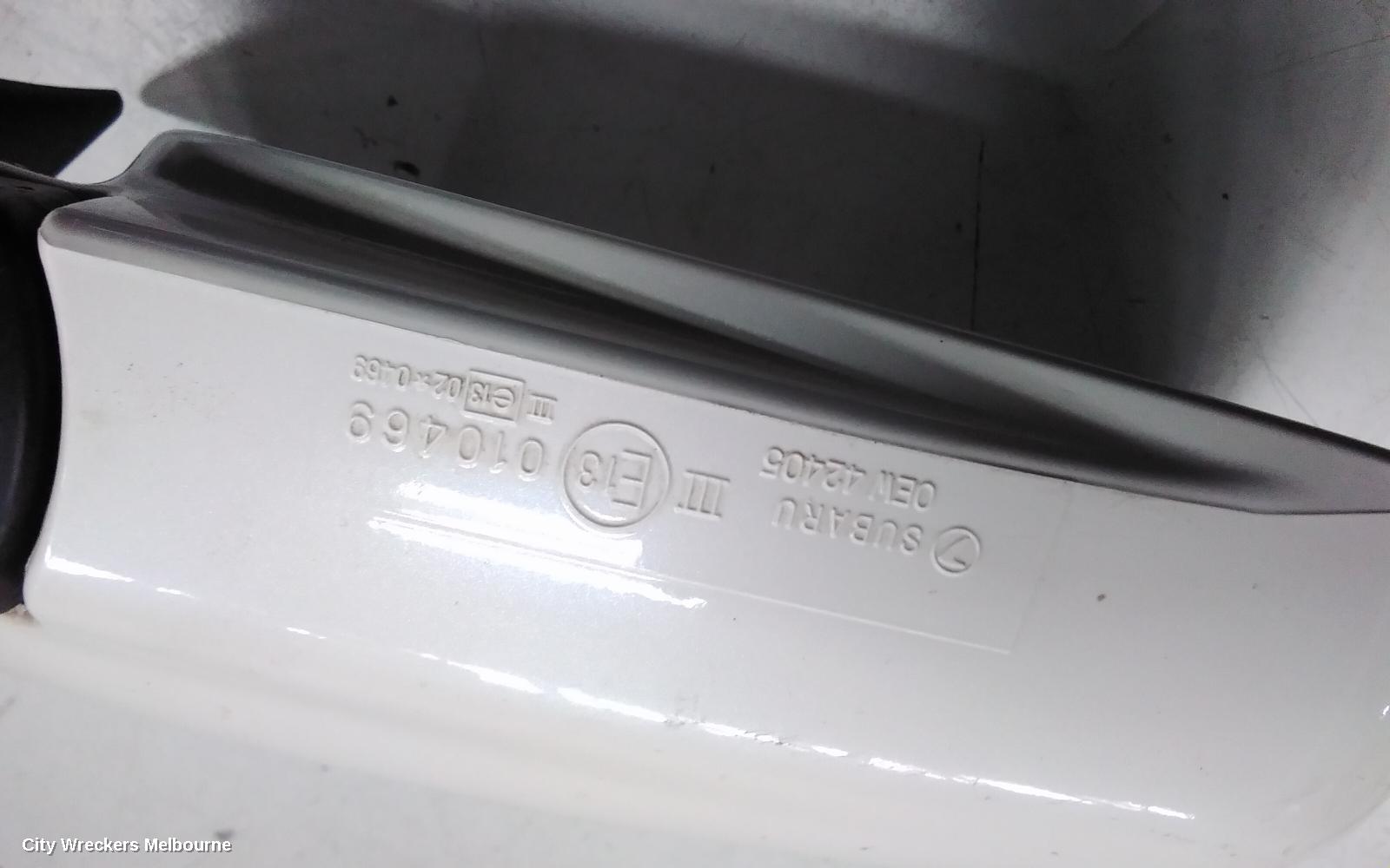 SUBARU OUTBACK RIGHT DOOR MIRROR