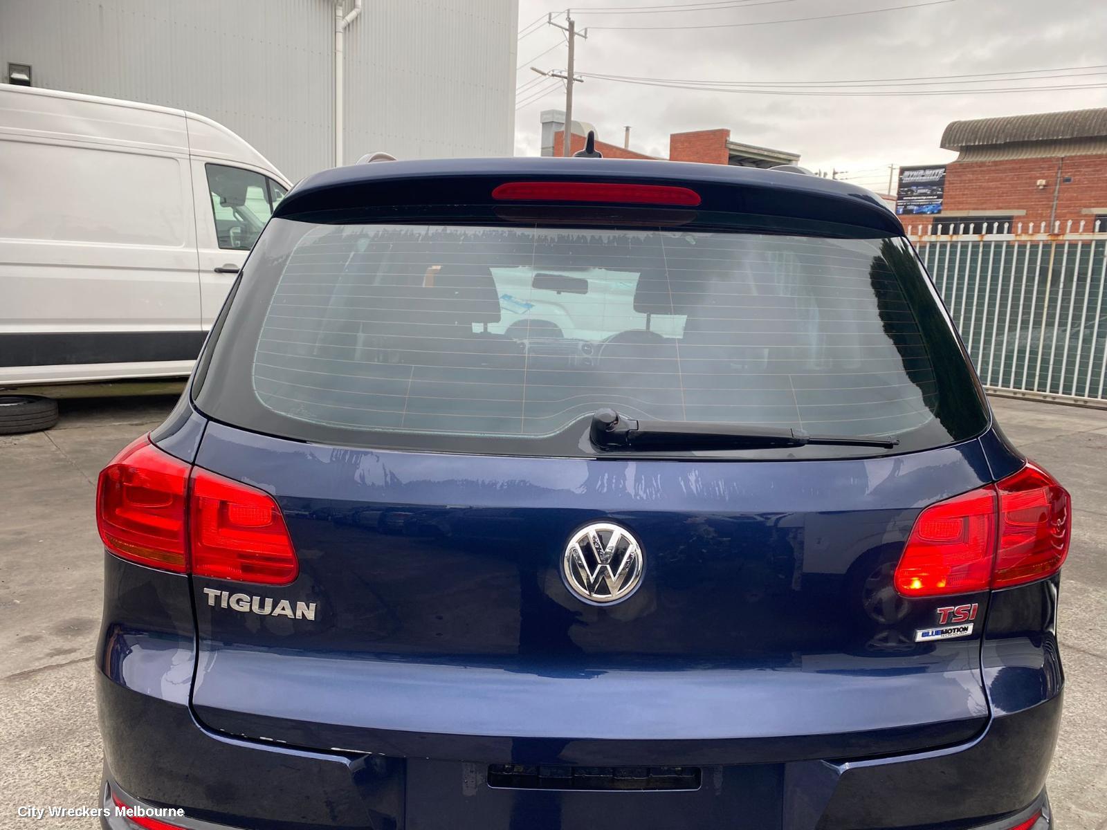 VOLKSWAGEN TIGUAN BOOTLID/TAILGATE, TAILGATE, 5N, NON CAMERA TYPE, 05/2008 - 08/2016