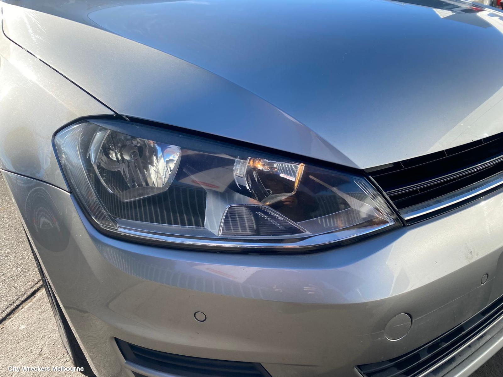 VOLKSWAGEN GOLF RIGHT HEADLAMP, GEN 7, STANDARD/TSI/COMFORTLINE/HIGHLINE/GTI, HALOGEN TYPE, GEN 7, 12/2012 - 03/2017