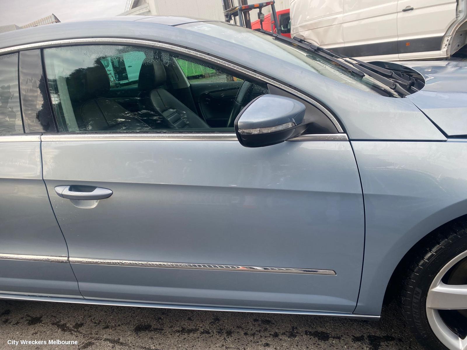 VOLKSWAGEN PASSAT LEFT FRONT DOOR, 3CC, SEDAN, 08/2008 - 12/2016