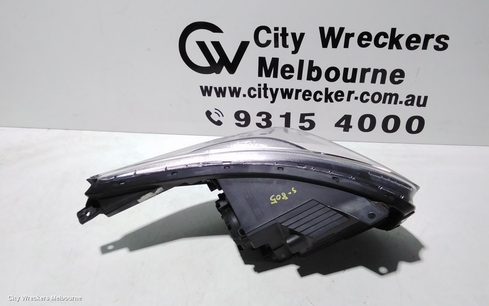 KIA PICANTO LEFT HEADLAMP, JA, HALOGEN TYPE, MOTOR TYPE, 05/2017 - 07/2020