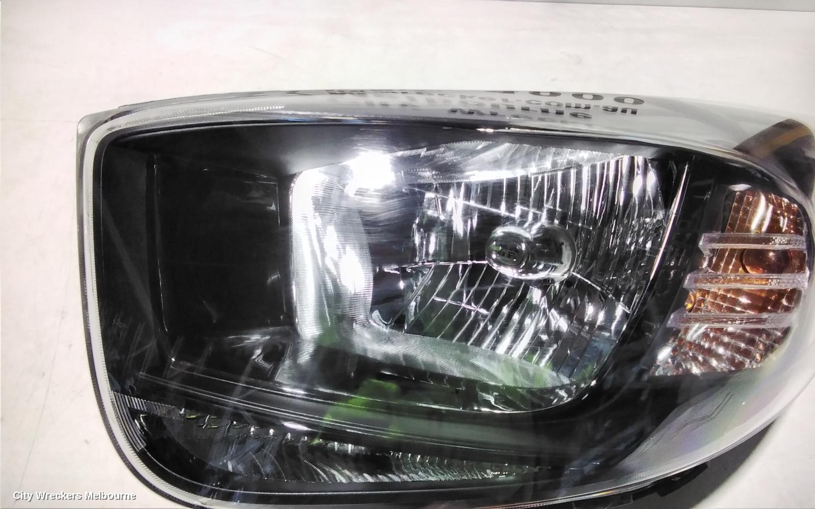 KIA PICANTO LEFT HEADLAMP, JA, HALOGEN TYPE, MOTOR TYPE, 05/2017 - 07/2020