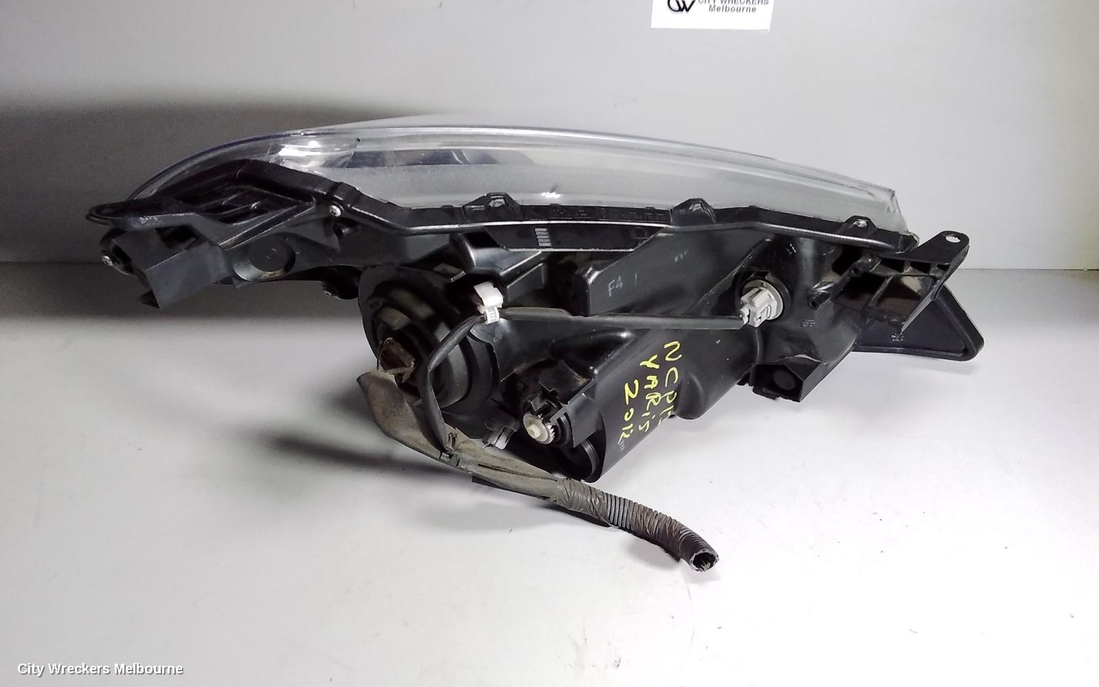 TOYOTA YARIS LEFT HEADLAMP, NCP13#, HATCH, YR/YRS/YRX, 08/2011 - 06/2014