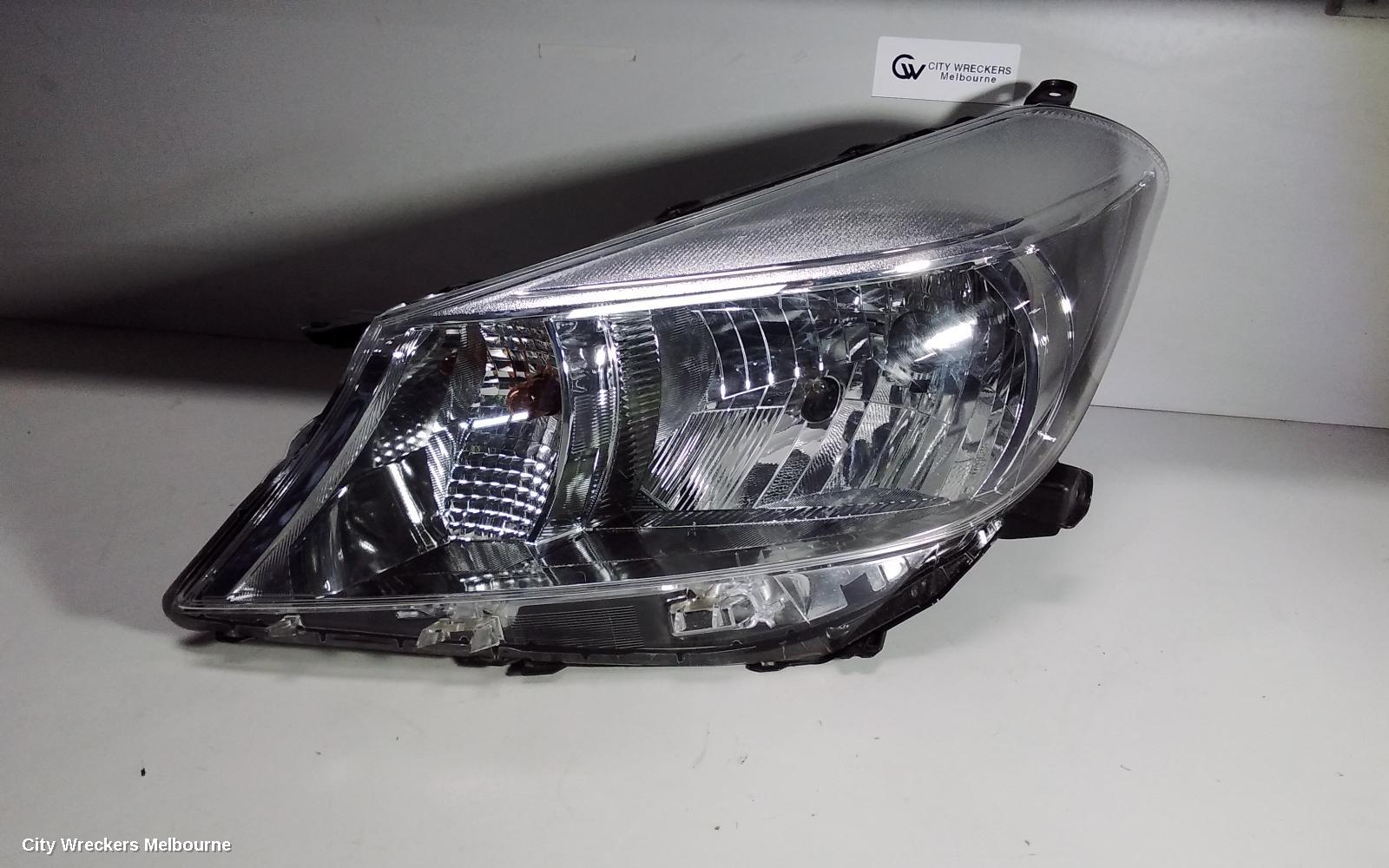 TOYOTA YARIS LEFT HEADLAMP, NCP13#, HATCH, YR/YRS/YRX, 08/2011 - 06/2014
