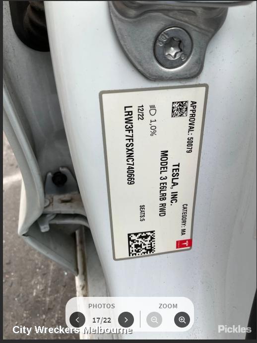 TESLA MODEL 3 RIGHT FRONT WINDOW REG/MOTOR, 1ST GEN, 06/2019 ONWARDS