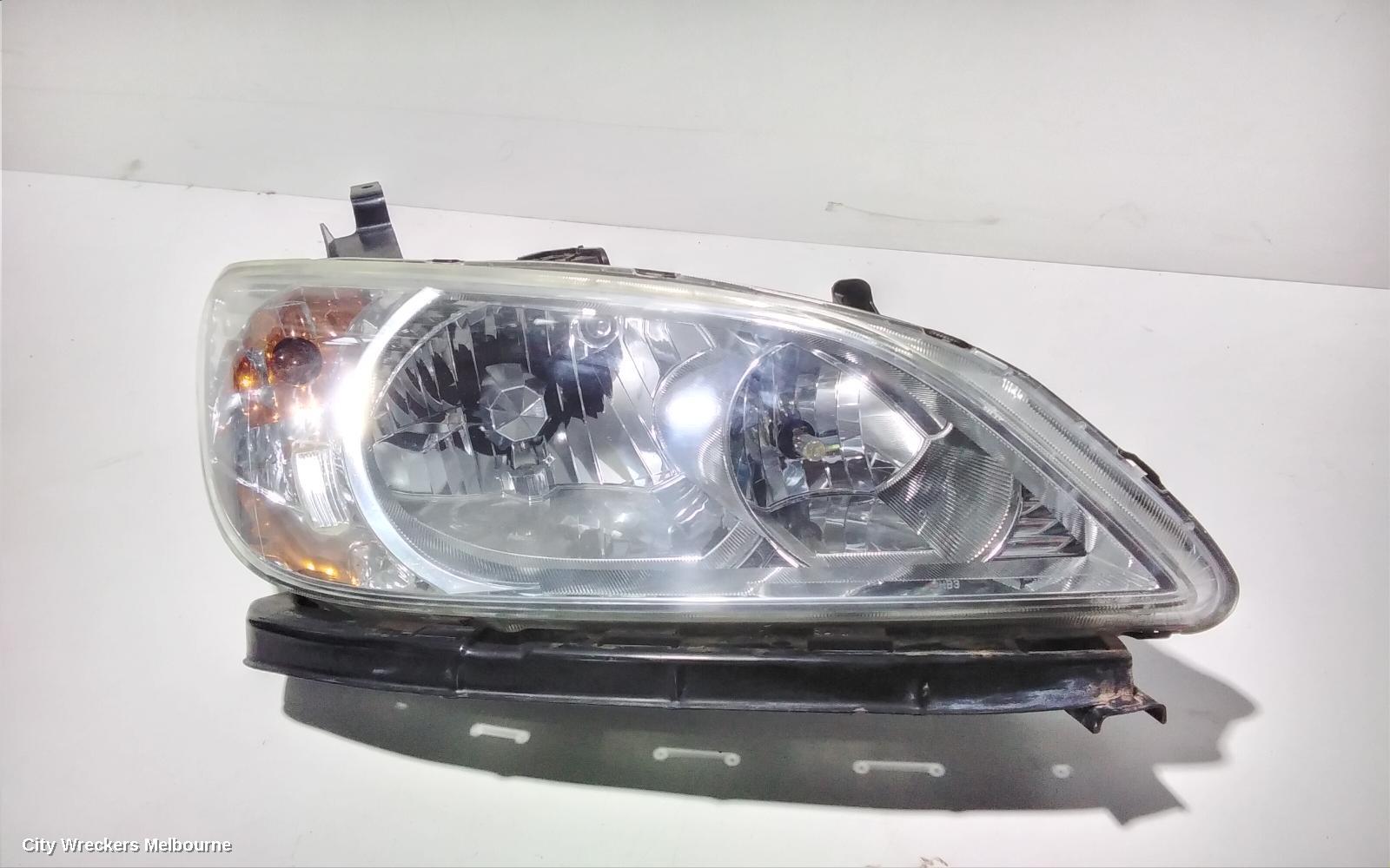HONDA CIVIC RIGHT HEADLAMP, 7TH GEN, SEDAN, 02/2004 - 12/2005 (AUST TYPE)
