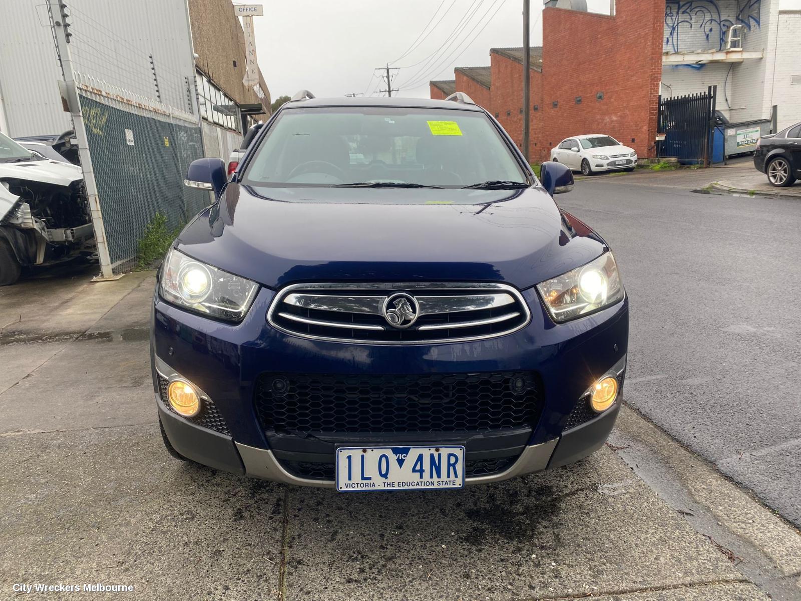 HOLDEN CAPTIVA RIGHT HEADLAMP, CG, CAPTIVA 7 (4TH VIN = C), BLACK SURROUND, 01/2011 - 09/2015