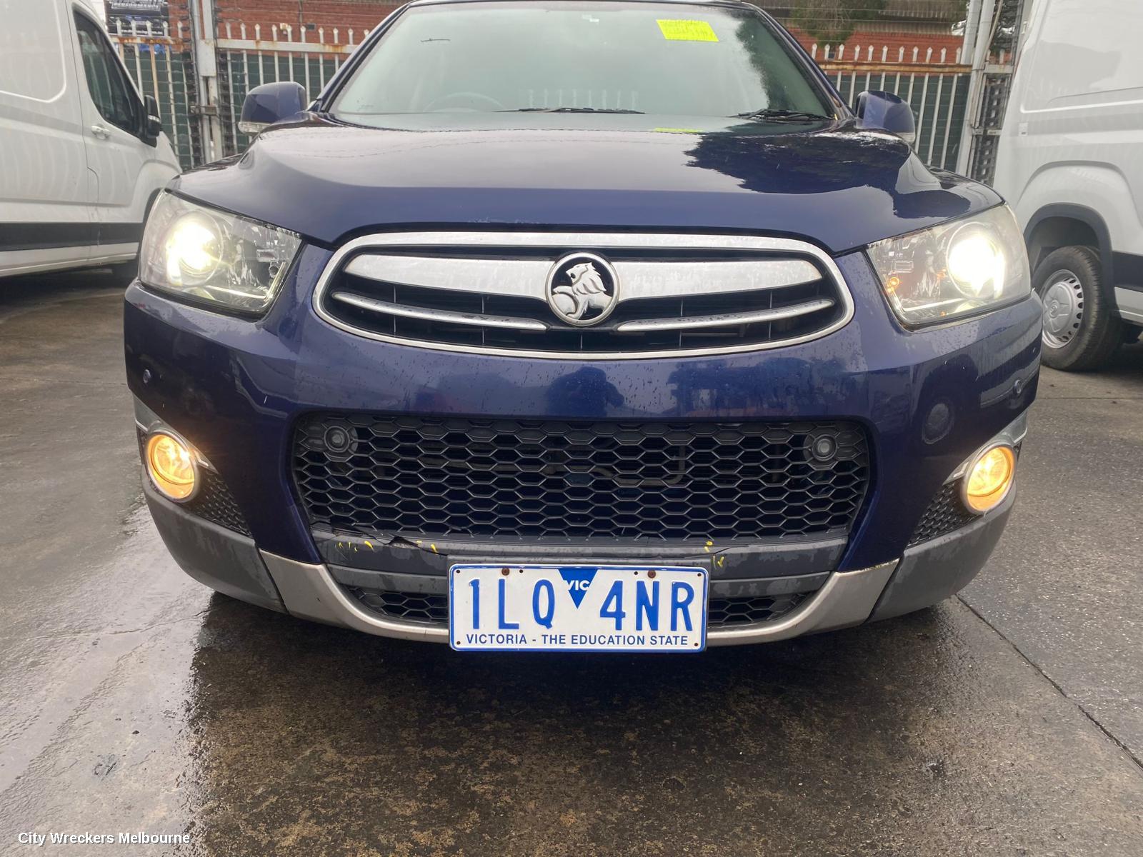 HOLDEN CAPTIVA RIGHT HEADLAMP, CG, CAPTIVA 7 (4TH VIN = C), BLACK SURROUND, 01/2011 - 09/2015