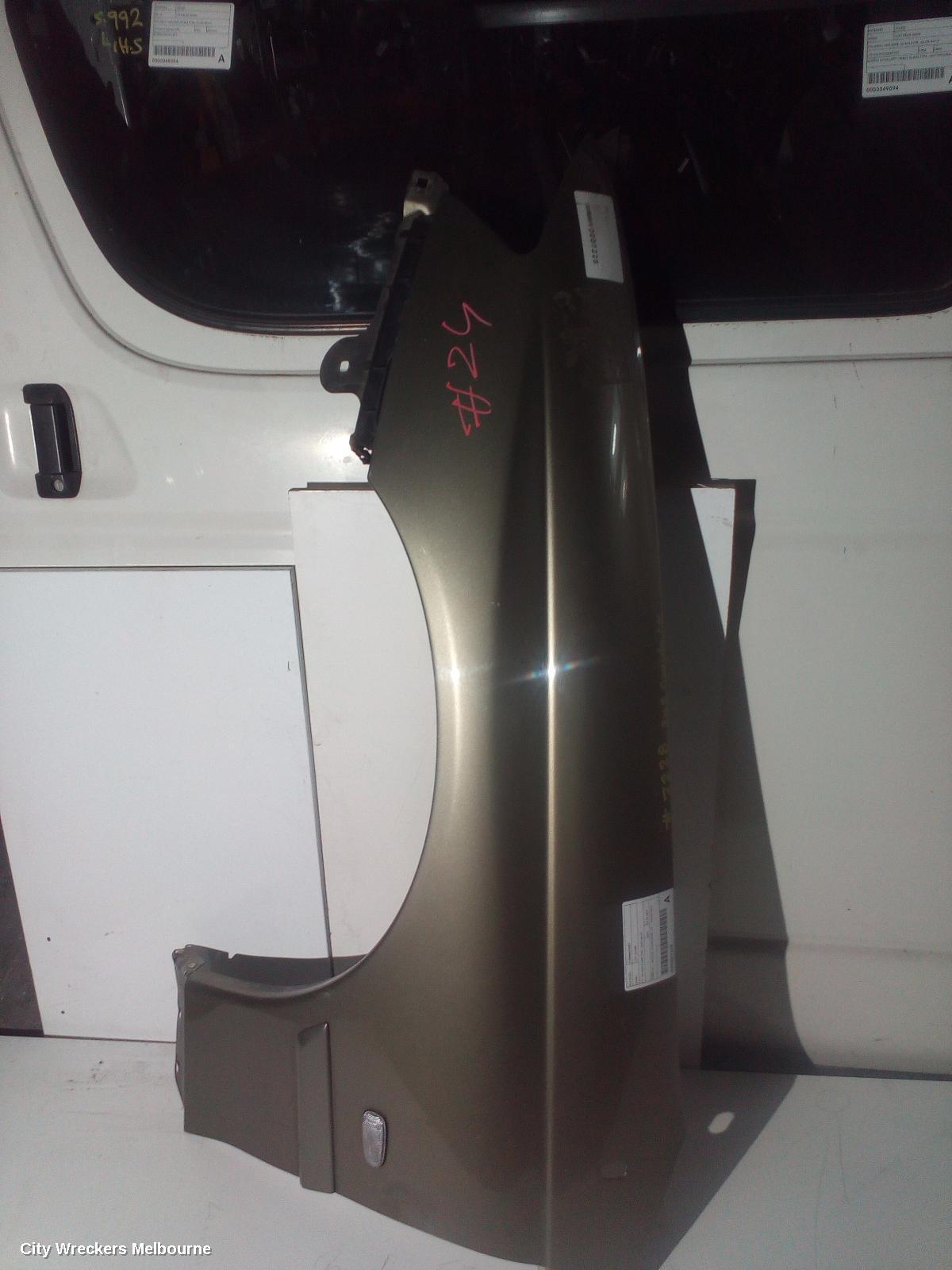 HOLDEN COMMODORE LEFT GUARD, VY1-VZ, NON FLARE TYPE, 10/2002 - 09/2007