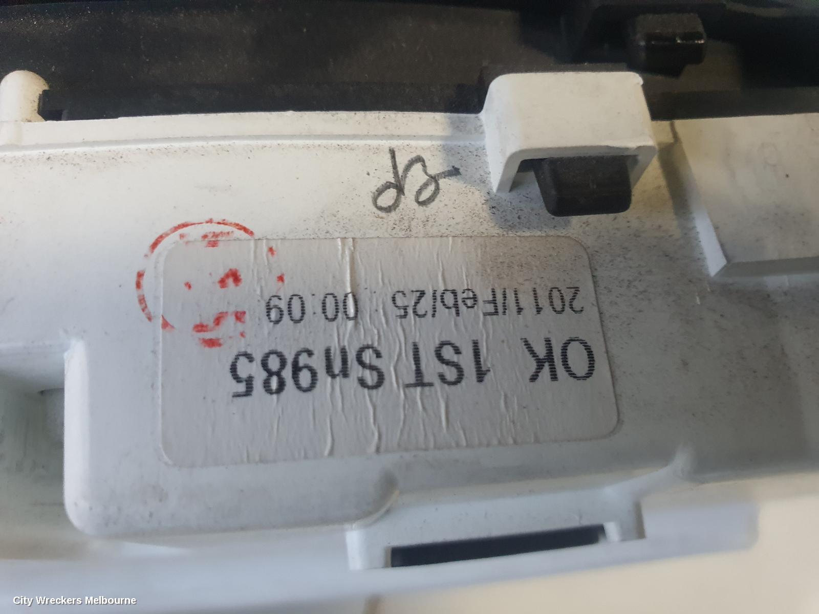 TOYOTA AURION INSTRUMENT CLUSTER, INSTRUMENT CLUSTER, TOURING/SPORTIVO, GSV40R, 09/2009 - 06/2012