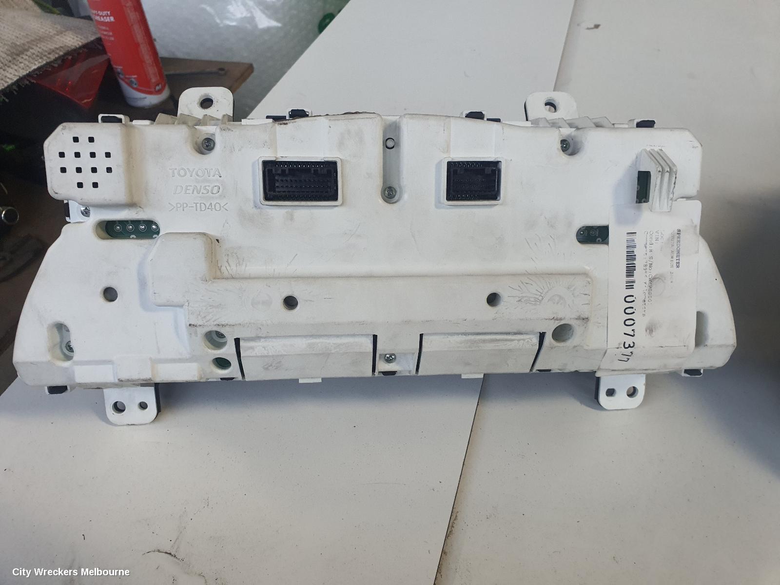 TOYOTA AURION INSTRUMENT CLUSTER, INSTRUMENT CLUSTER, TOURING/SPORTIVO, GSV40R, 09/2009 - 06/2012