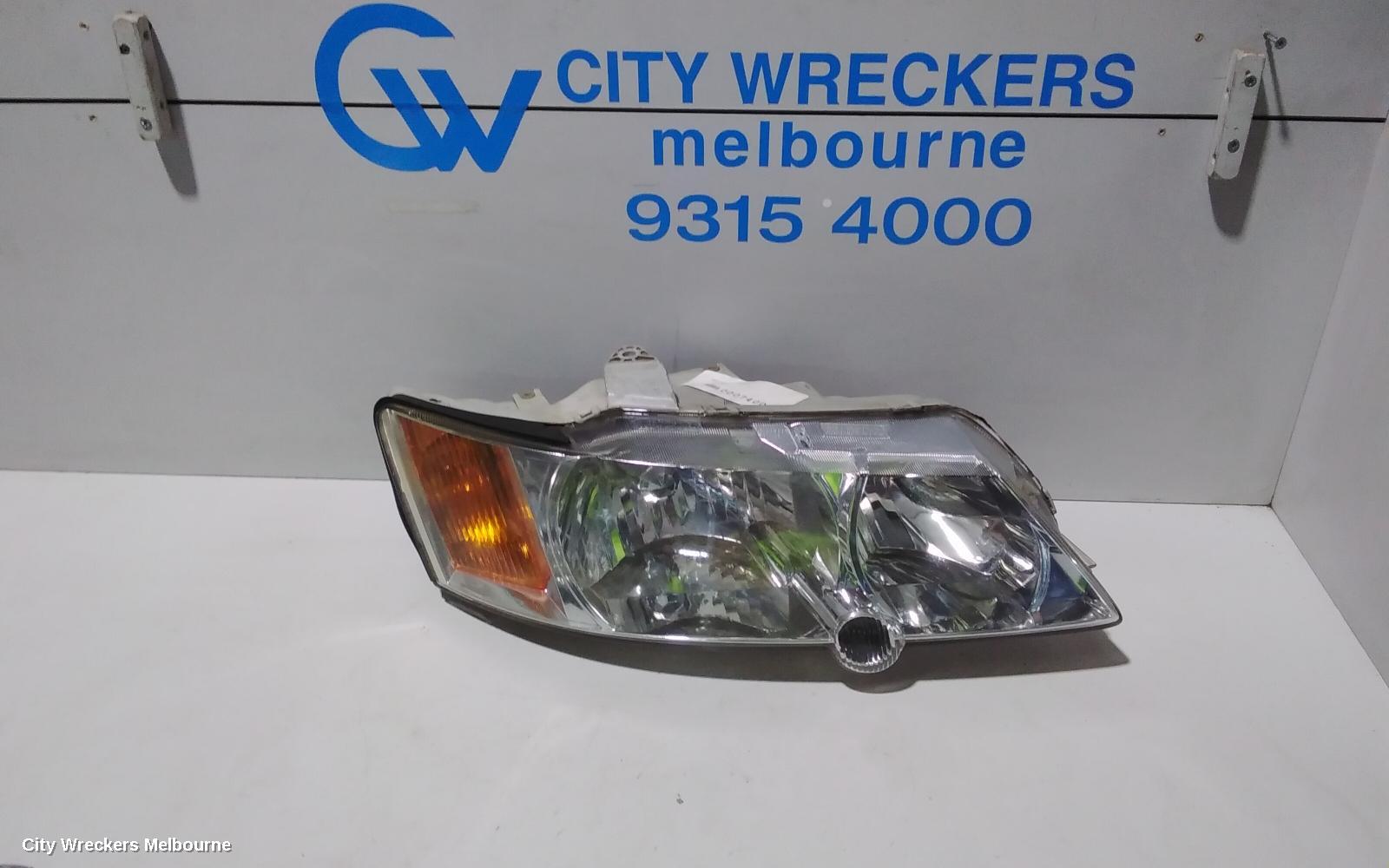 HOLDEN COMMODORE RIGHT HEADLAMP, VY1, EXECUTIVE/ACCLAIM/EQUIPE/LUMINA/S, 10/2002 - 08/2003