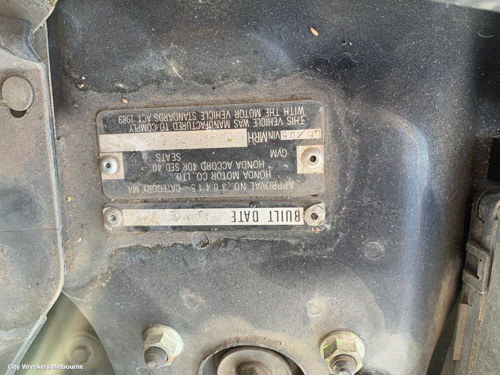 HONDA ACCORD ENGINE, 2.4, K24A4, 7TH GEN, CM (VIN MRHCM), 09/2003 - 10/2007