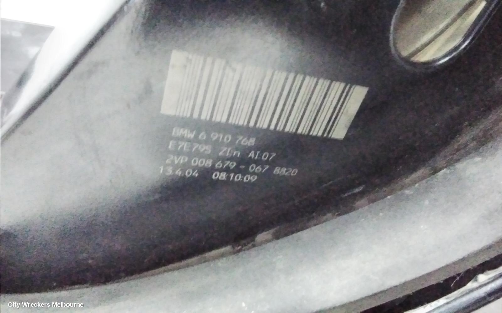 BMW 5 SERIES RIGHT TAILLIGHT, E60, SEDAN, NON LED TYPE, 10/2003 - 02/2007