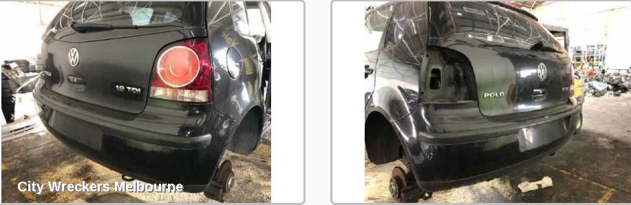 VOLKSWAGEN POLO REAR BUMPER, 9N, HATCH, 11/2005 - 04/2010