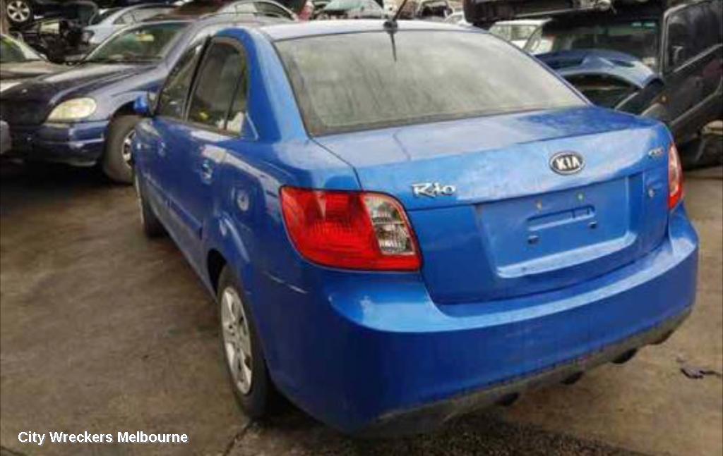 KIA RIO TRANS/GEARBOX, MANUAL, PETROL, 1.6, 3 BOLT ON TOP MOUNT TYPE, JB, 11/2008 - 07/2011